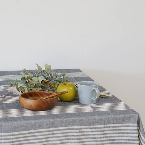 ストライプマルチカバー ネイビー