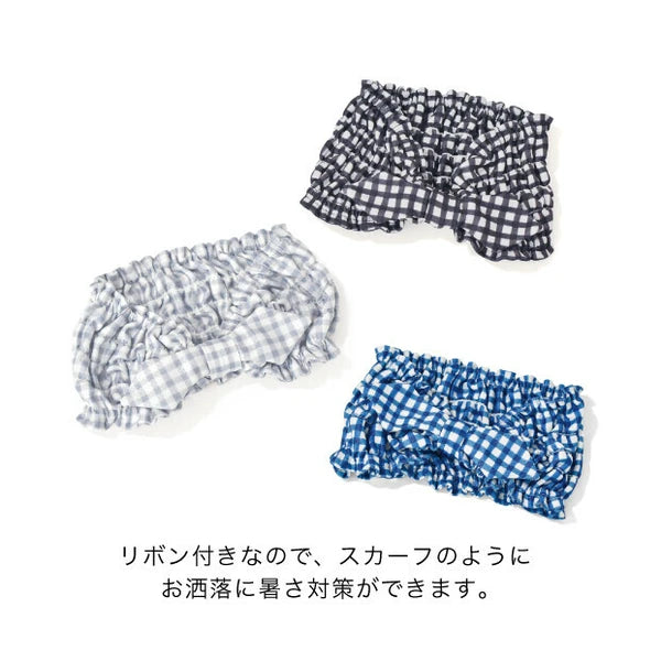 ネッククーラーGINGHAM BK
