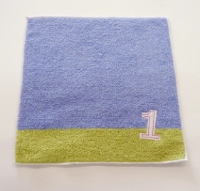 NUMBER-COLOR キッズハンカチ 1LB