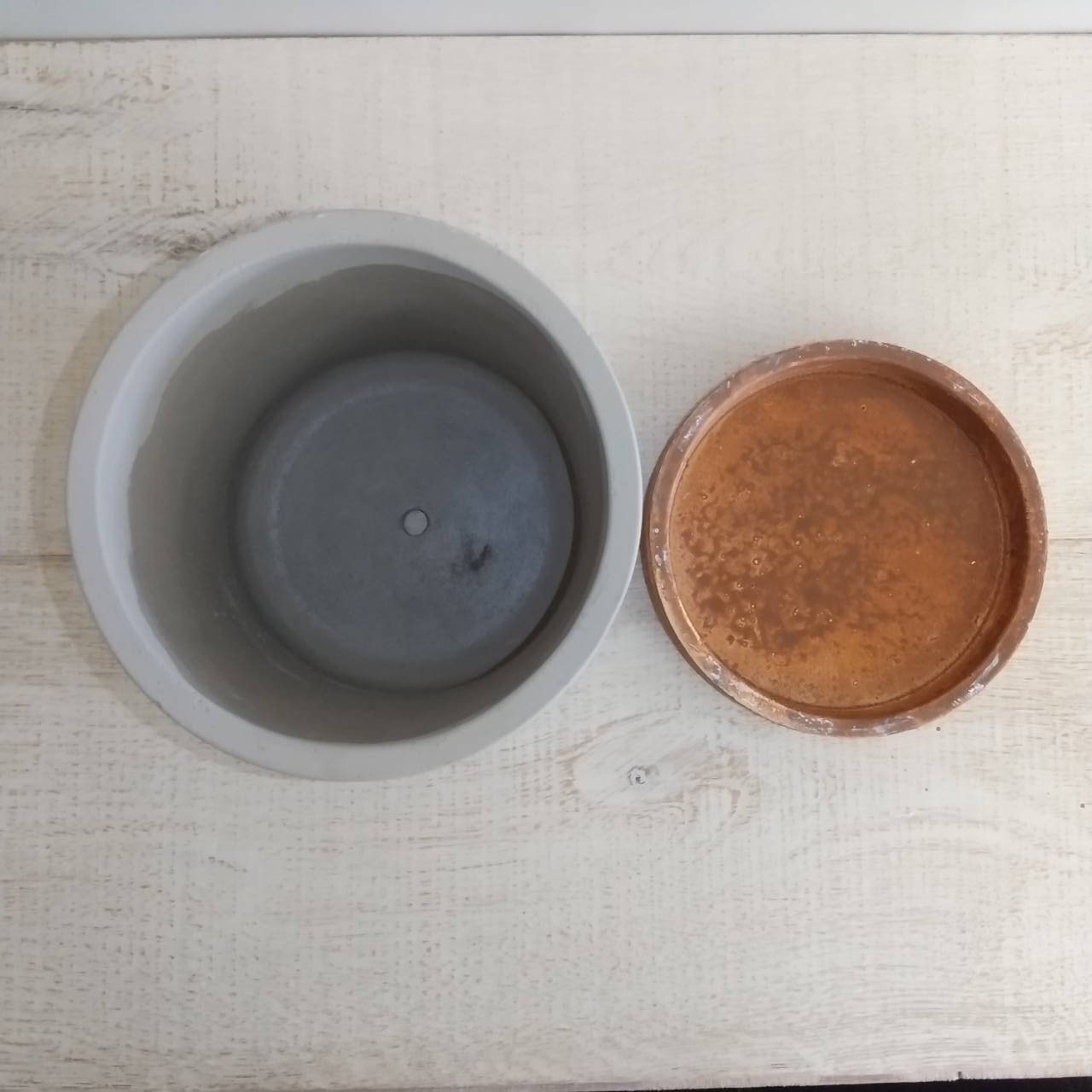 セメントプランターラウンド Lサイズ