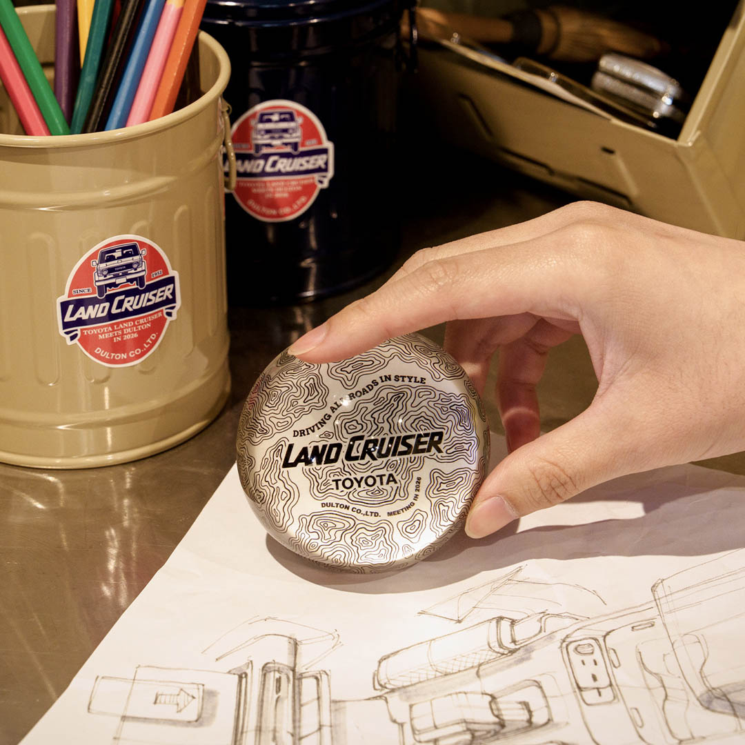 GLASS PAPERWEIGHT - LC EDITION ROADS (ランクルコラボ)