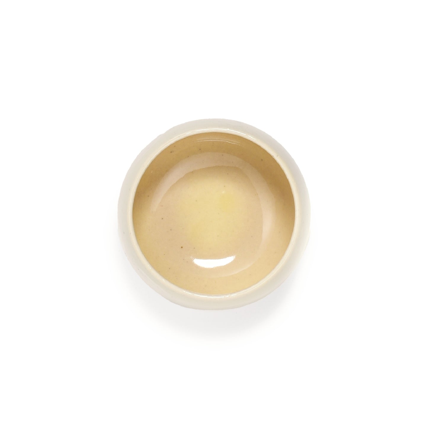 なつめ 湯呑 白