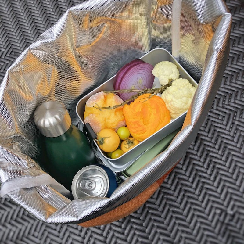 ワックスキャンバスランチバッグOV