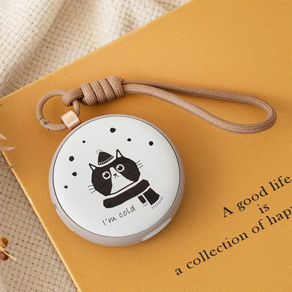 温度変化でデザインが変わる使い捨てないカイロLEDライト付　MO