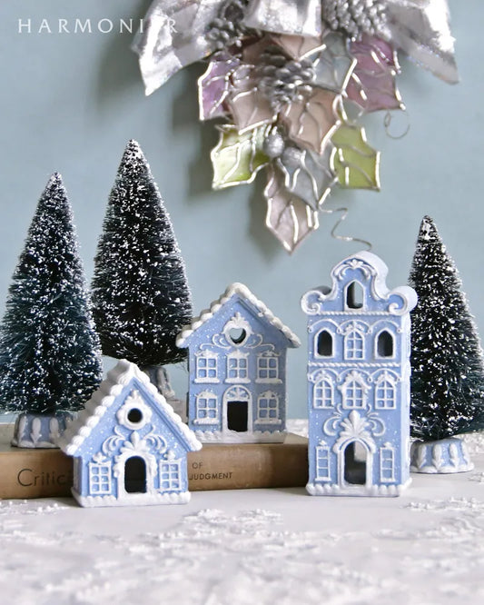 ウインターブルービレッジセット