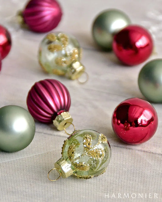 ミニグラスボールセットミントミックス