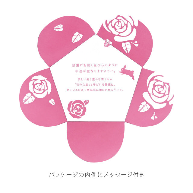 ハナクサユ　パウダーバス　ローズ