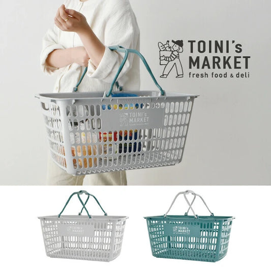 TOINI’sMARKET バスケット　グレー