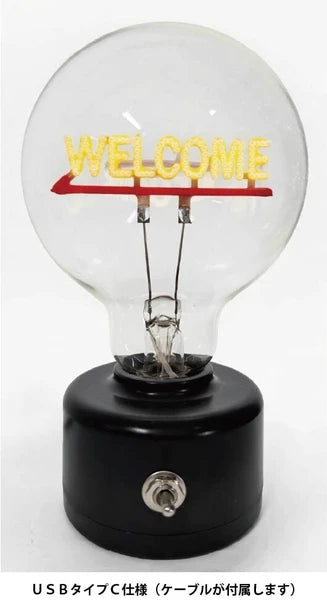 LEDバルブライト　WELCOME