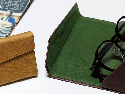 アイグラスケース【EYEGLASS CASE】 LIGHTBROWN