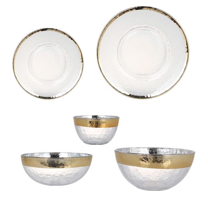 グラステーブルウェア オーボ ゴールド ボウル 95