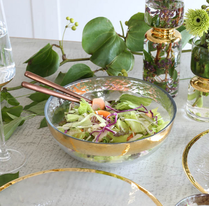 グラステーブルウェア オーボ ゴールド ボウル 205