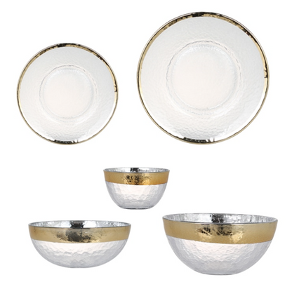 グラステーブルウェア オーボ ゴールド ボウル 130