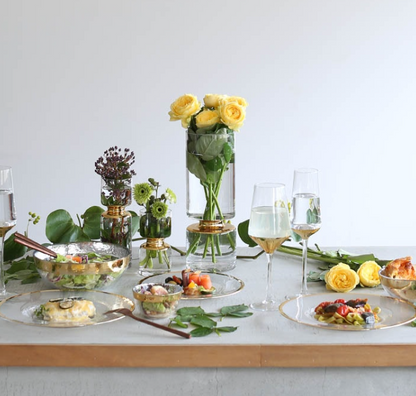 グラステーブルウェア オーボ ゴールド ボウル 130