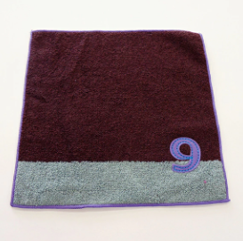 NUMBER-COLOR　キッズハンカチ　9CHT