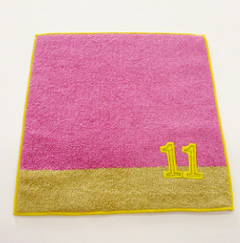 NUMBER-COLOR　キッズハンカチ　11LVR