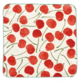 タオルハンカチ HELLO BEAR チェリー