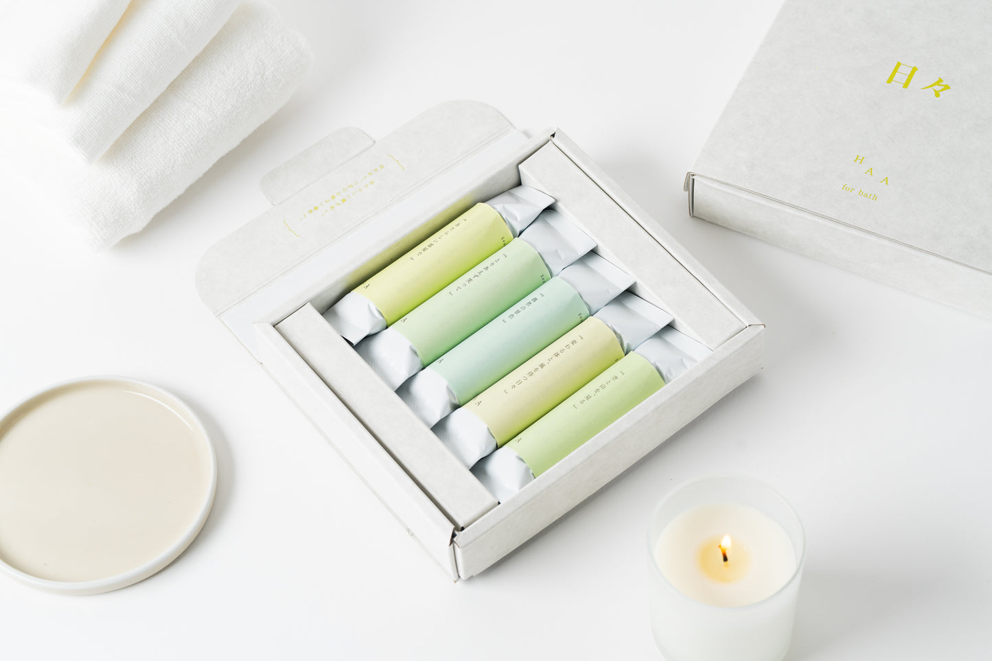 HAA for bath 日々５本セット　あたらしい風