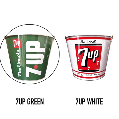 TIN BUCKET バケツ 7UP-GREEN