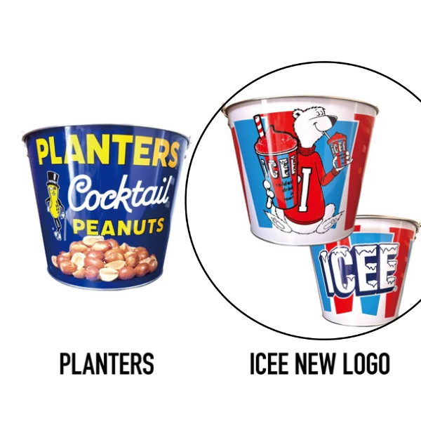 TIN BUCKET バケツ ICEE-NEW LOGO