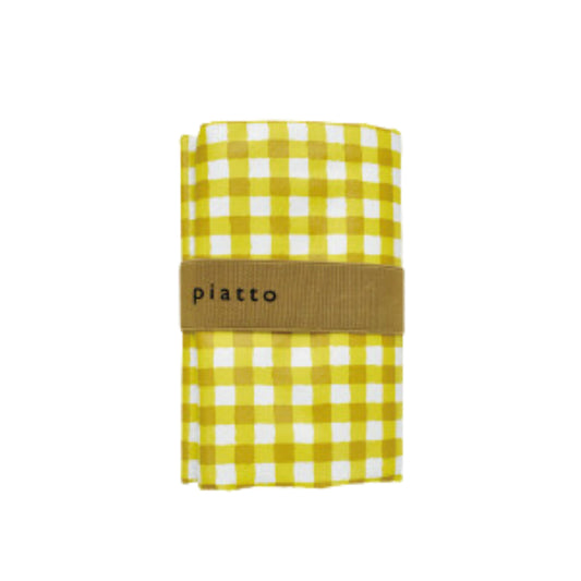 レジャーシート ギンガムチェックYLW