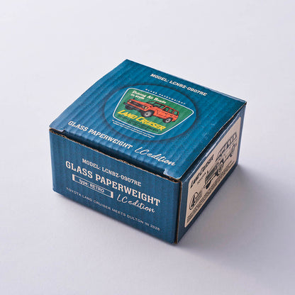 GLASS PAPERWEIGHT - LC EDITION RETRO (ランクルコラボ）